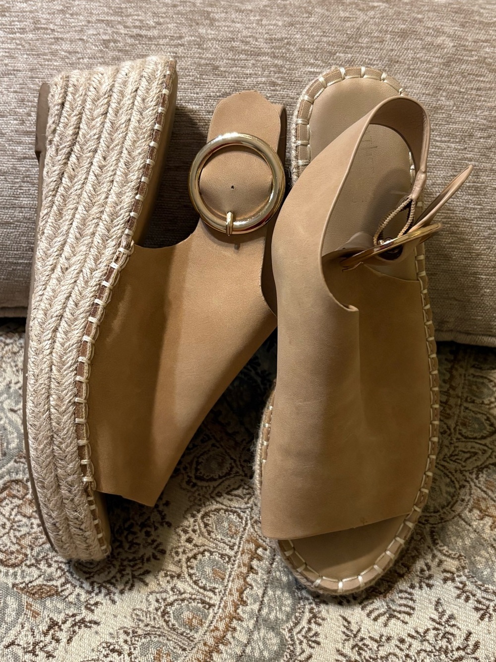 Catherine Malandrino Cirkly Espadrille Wedge Sandals